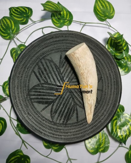 বাটনা এবং পিষনী (বাঁশের পিষনী)