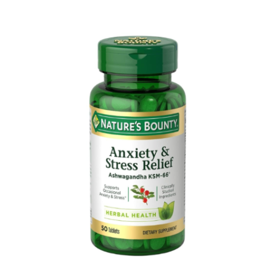 Nature’s Bounty Anxiety & Stress Relief Share – 50 Tablets