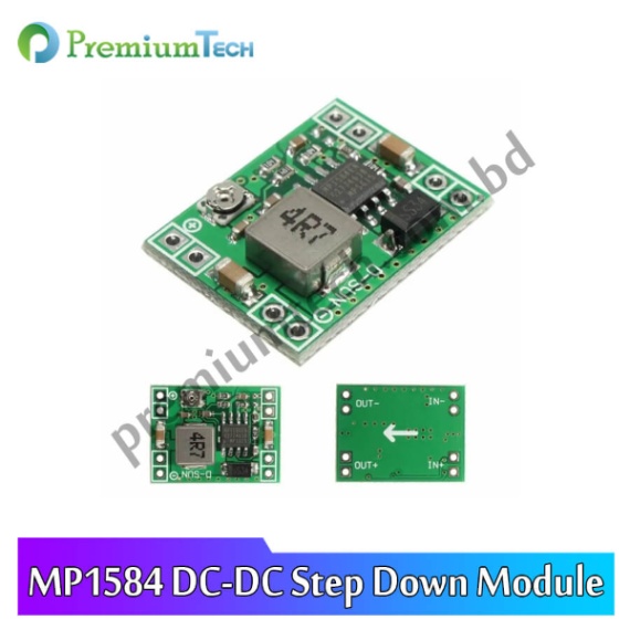 GERUI 10er-Set DC-DC Step-down Konverter MP1584-EN – 4.5–28V Auf 0.8–20V, Einstellbar, Ultra Klein