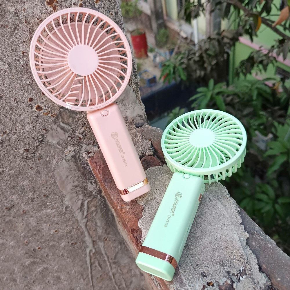 JYSUPER JY-2517A Rechargeable Strong Wind Mini Foldable Fan With